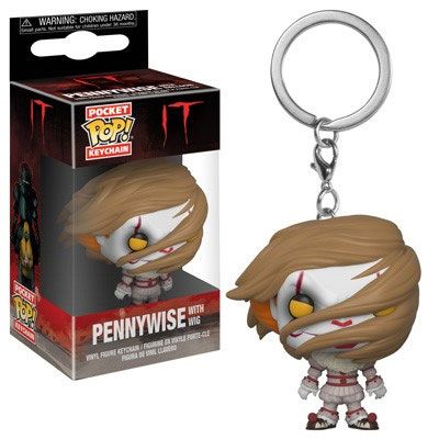 Stephen King's It 2017 Pocket POP! Vinyl Keychain Pennywise with Wig 4 cm