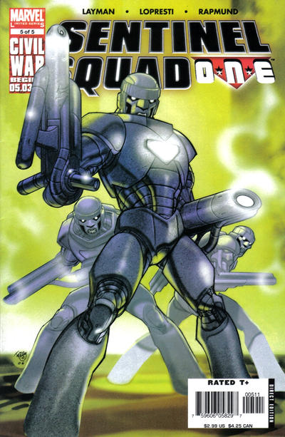 Marvel Comics - Sentinel Squad One #5 (oferta capa protetora)
