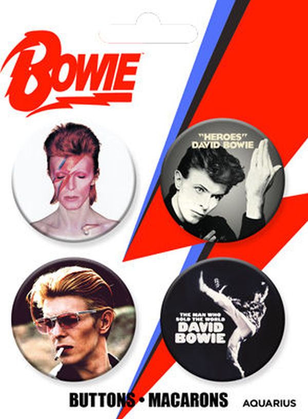 Conjunto 4 Pins David Bowie