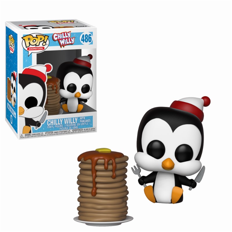 Pop! Cartoons: Chilly Willy - Chilly Willy with Pancakes Vinyl Figure 10 cm