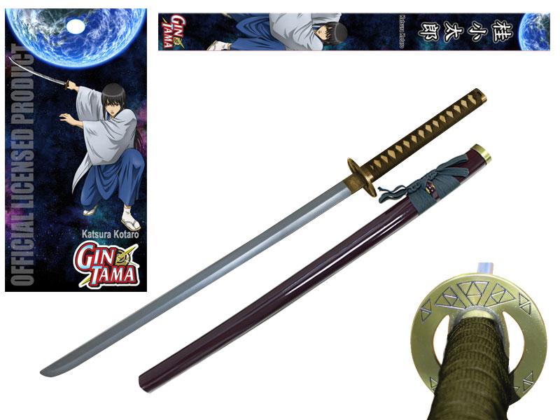Gintama Foam Sword with Wooden Handle Katsura Kotaro 99 cm