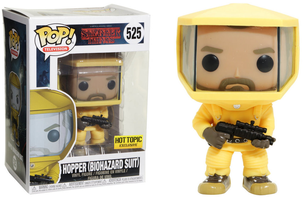 Pop! TV: Stranger Things - Hopper in Bio Hazard Suit Limited Edition 10 cm