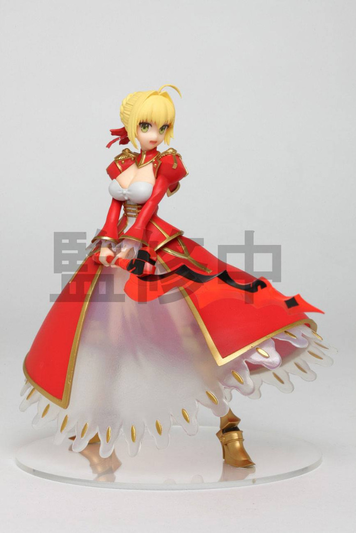 Fate/Extra Last Encore PVC Statue Saber of Red Nero (Game-prize) 18 cm
