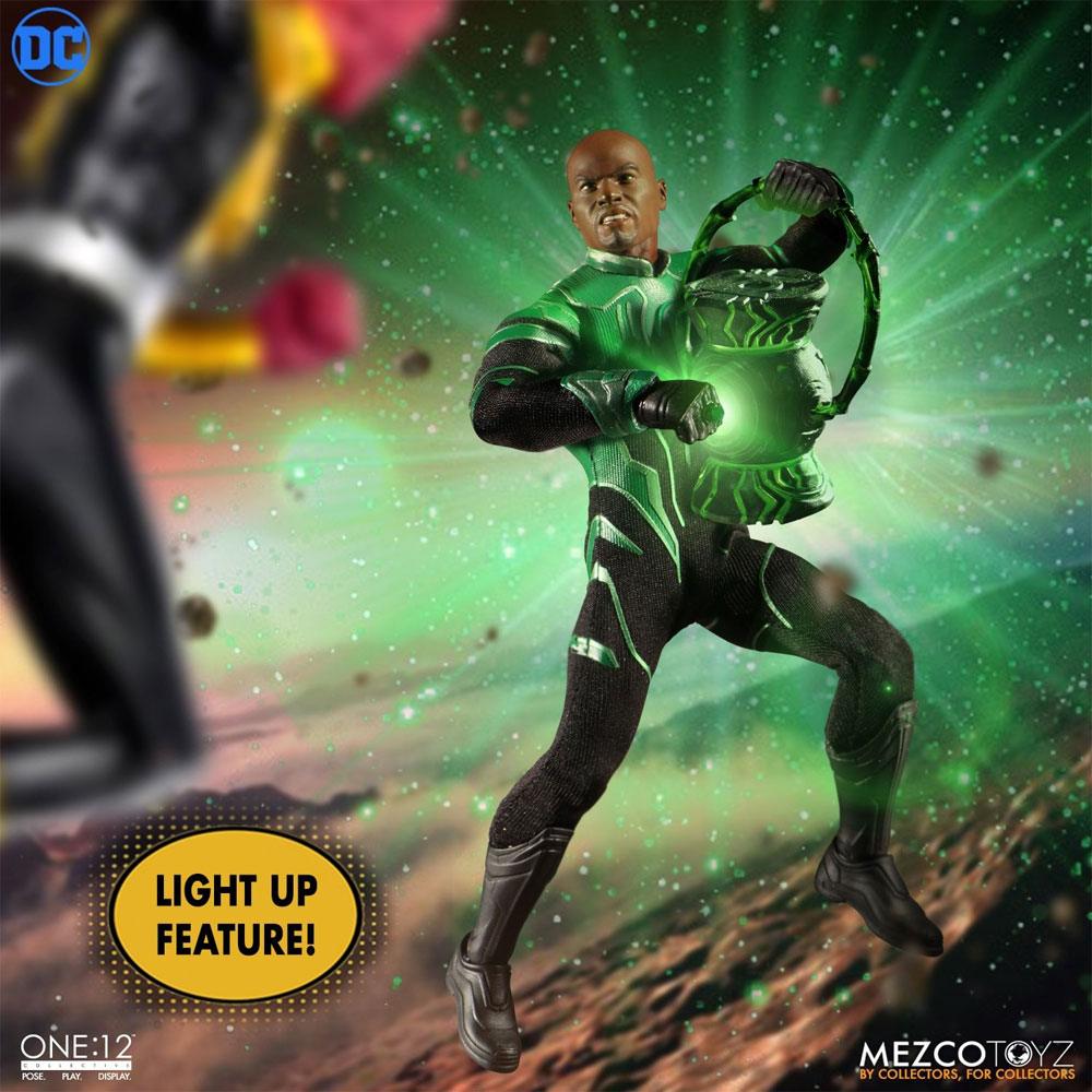 DC Comics Light-Up Action Figure 1/12 John Stewart The Green Lantern 17 cm