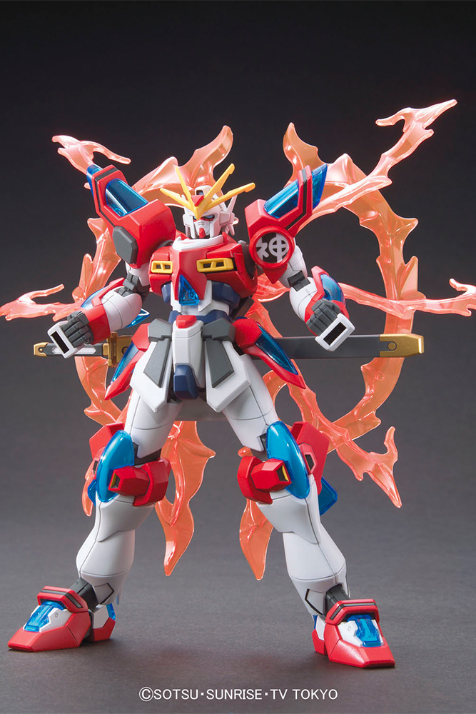 High Grade BF Gundam - Kamiki Burning Gundam 1:144 Scale Model Kit 