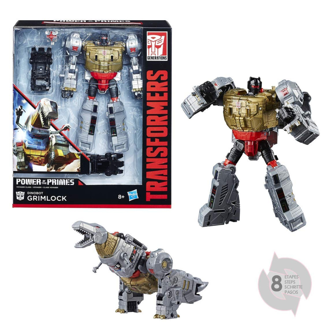 Transformers Power of the Primes Dinobot Grimlock Voyager Class