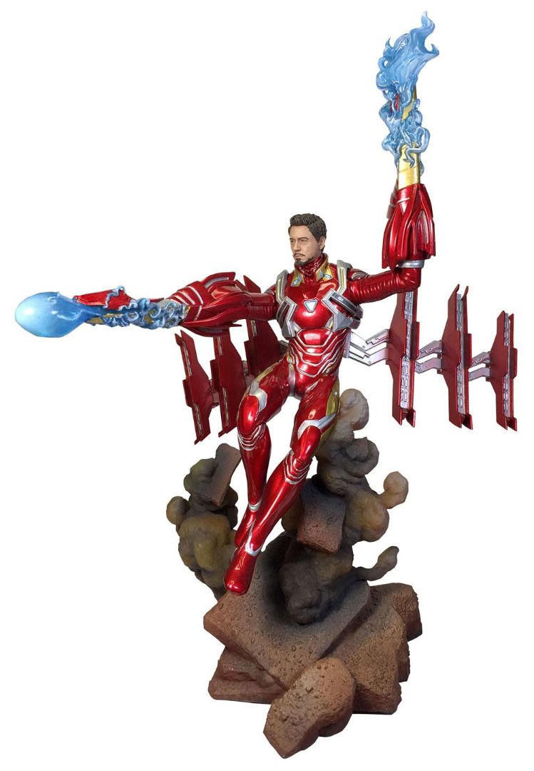 Avengers Infinity War Marvel Movie Gallery Statue Iron Man MK50 Unmasked