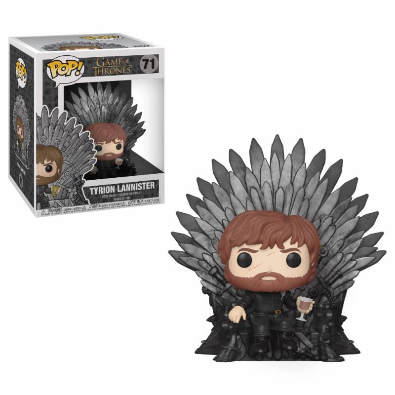 Game of Thrones POP! Deluxe Vinyl Figure Tyrion Sitting on Iron Throne 
