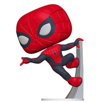 Spider-Man: Far From Home POP! Movies Spider-Man (Upgraded Suit) 10 cm