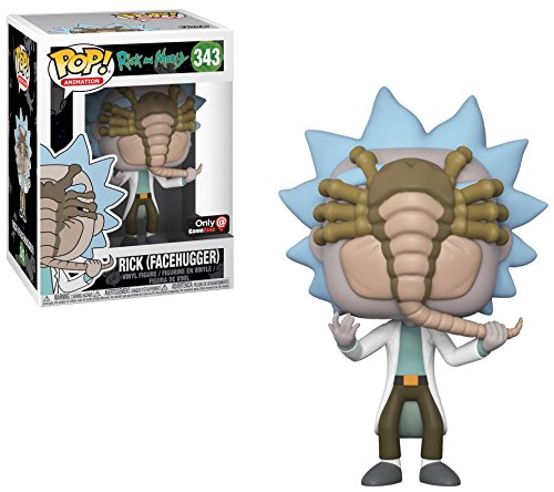 Pop! Cartoons: Rick and Morty  Rick with Facehugger Exclusive Edition 10 cm