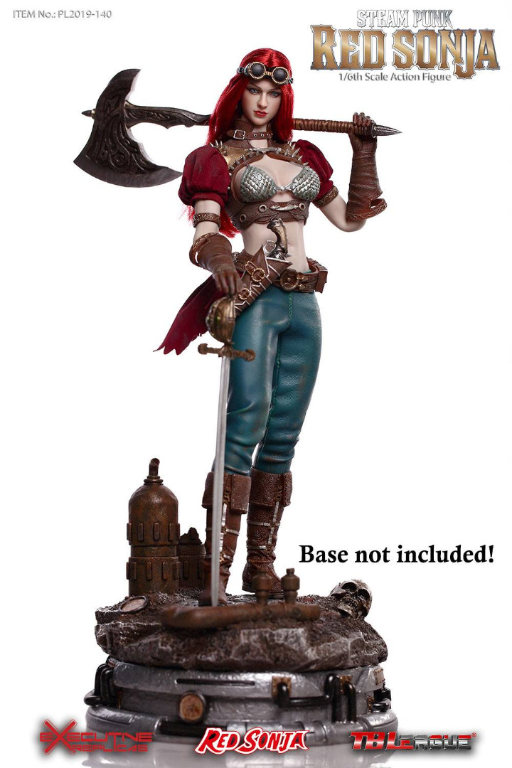 Red Sonja Action Figure 1/6 Steampunk Red Sonja Classic Version 29 cm