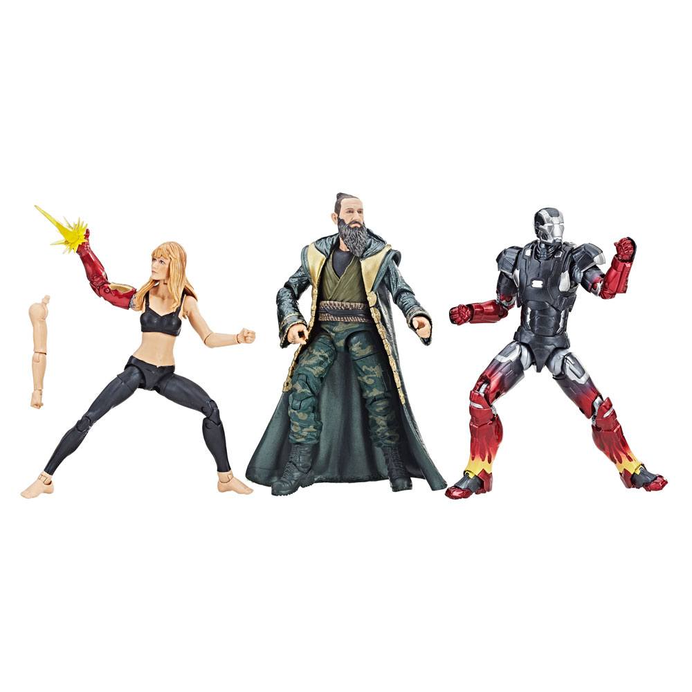 Iron Man 3 Marvel Legends Series AF 3-Pack Pepper, Mark XXII & Mandarin