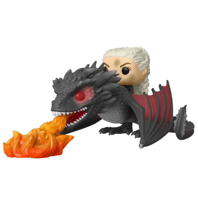 Game of Thrones POP! Rides Vinyl Figure Daenerys on Fiery Drogon 18 cm