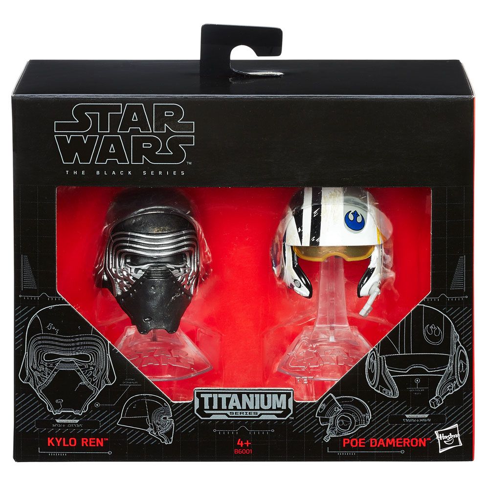 Star Wars Black Series Diecast Helmet Packs Titanium Series 2016 Wave 1 