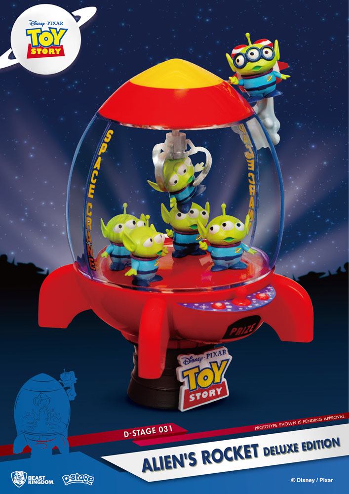 Toy Story D-Stage PVC Diorama Alien's Rocket Deluxe Edition 15 cm