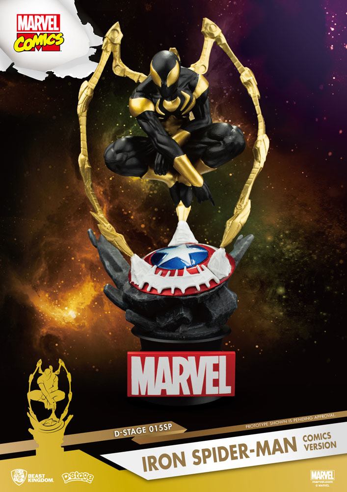 Marvel D-Stage PVC Diorama Iron Spider-Man Comic Version 16 cm
