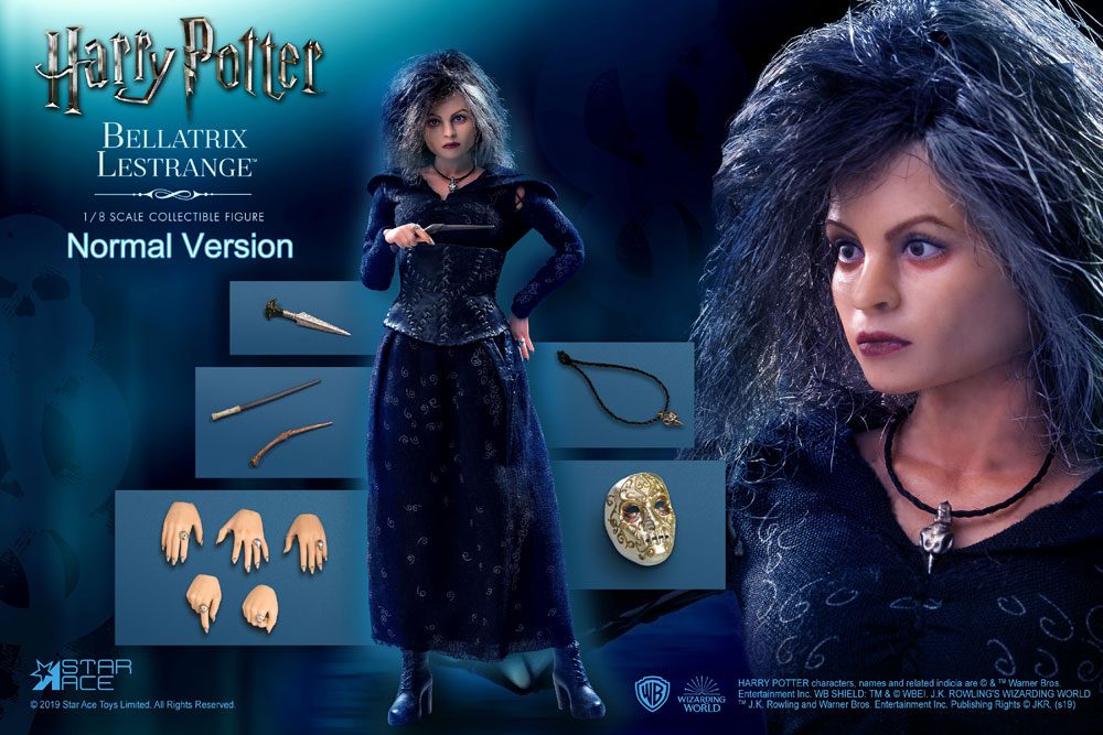 Harry Potter Real Master Series Action Figure 1/8 Bellatrix Lestrange 23 cm