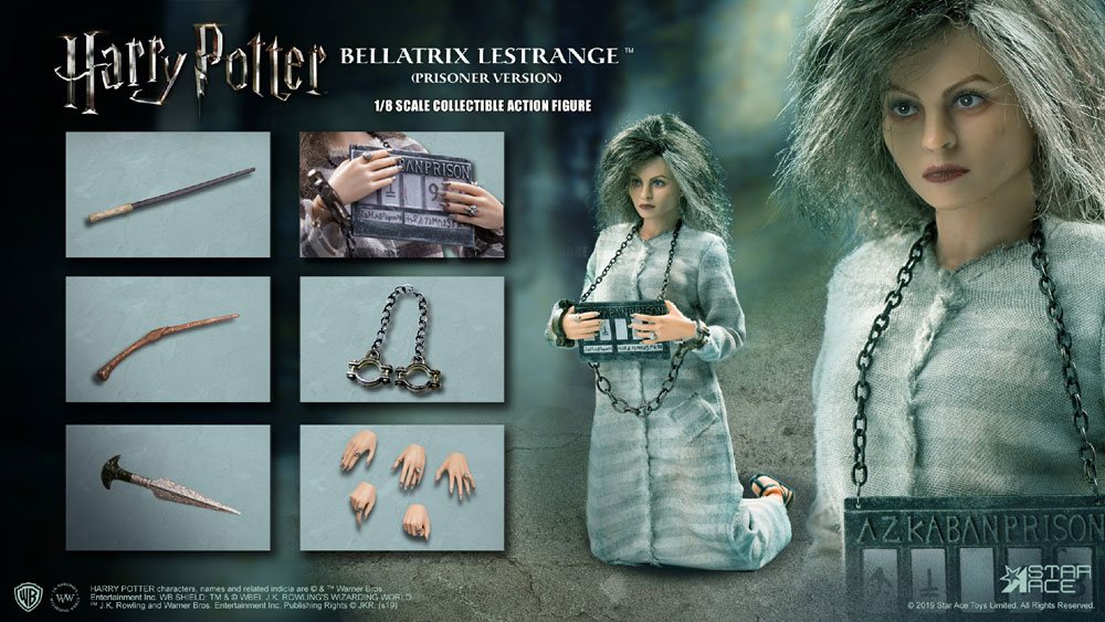 Harry Potter Real Master Series AF 1/8 Bellatrix Lestrange Prisoner Version