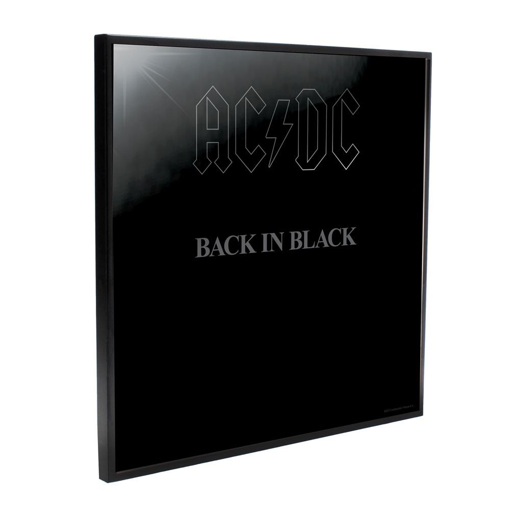AC/DC Crystal Clear Picture Back in Black 32 x 32 cm