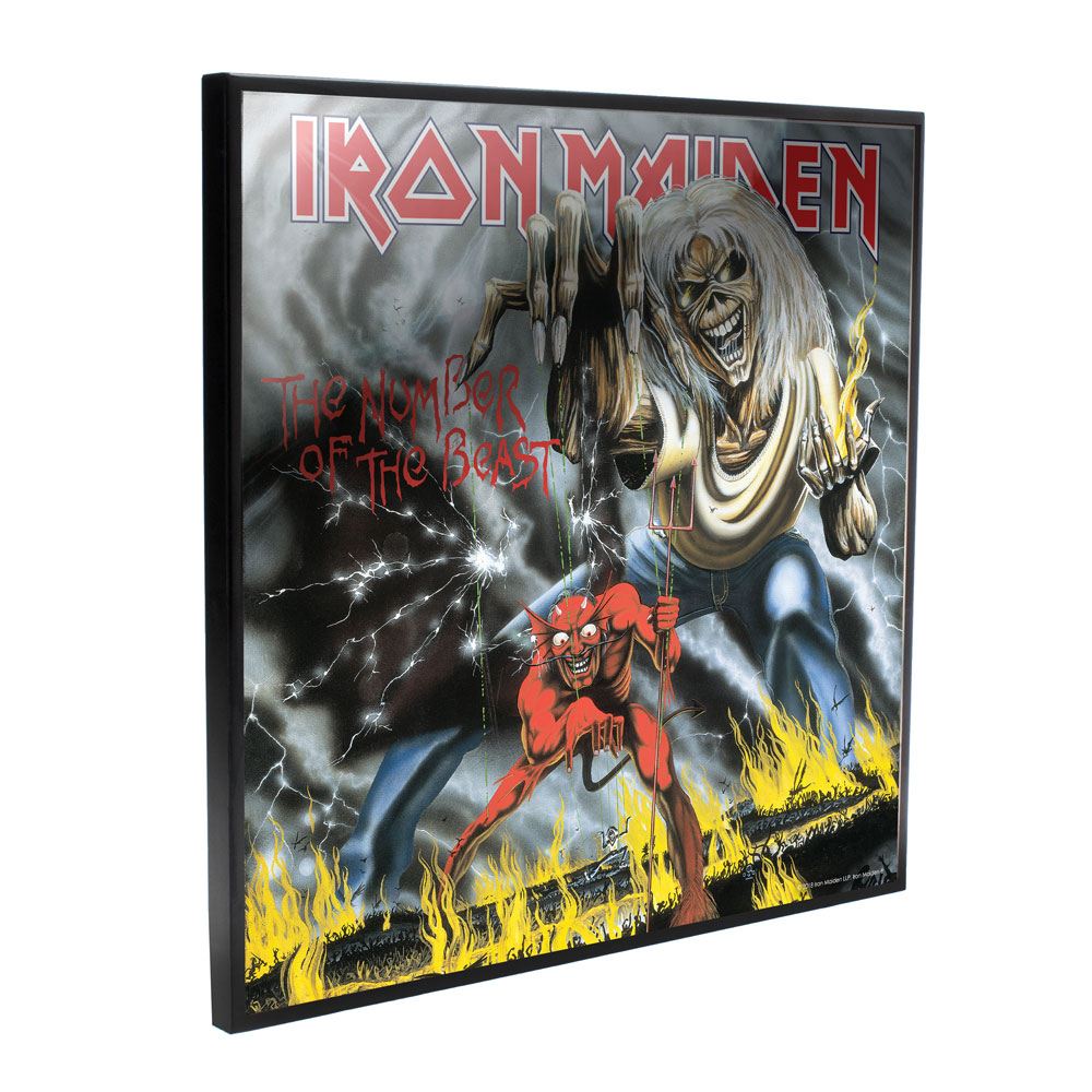 Iron Maiden Crystal Clear Picture Number of the Beast 32 x 32 cm