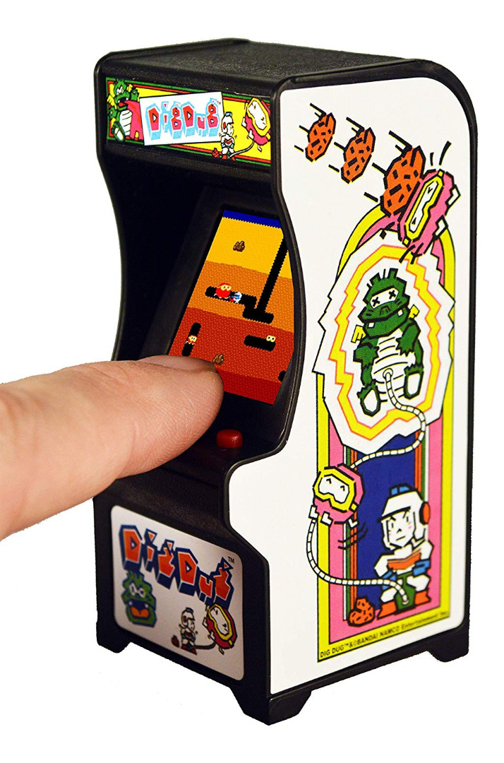 Tiny Arcade Dig Dug Miniature Arcade Game