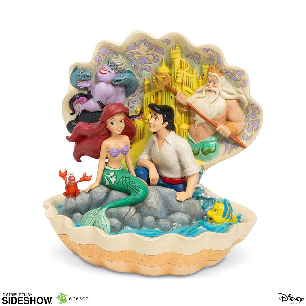 Disney Statue Shell Scene (The Little Mermaid) 20 cm