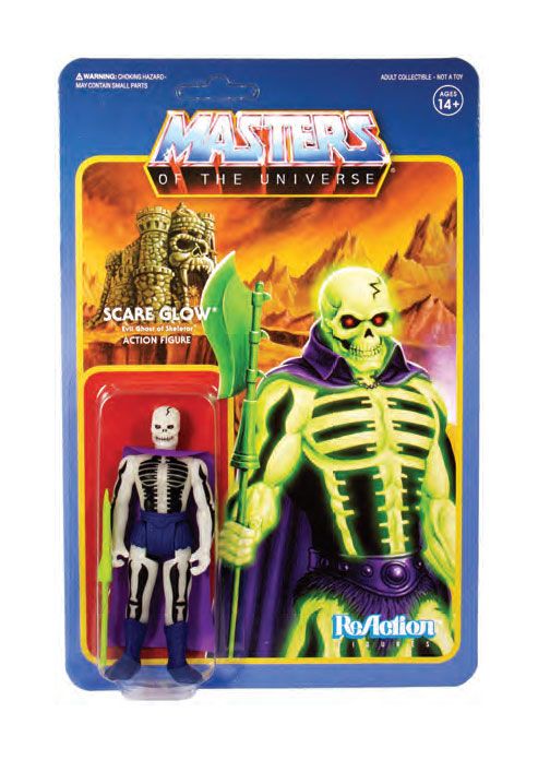 Masters of the Universe ReAction Action Figure Wave 4 Scare Glow 10 cm