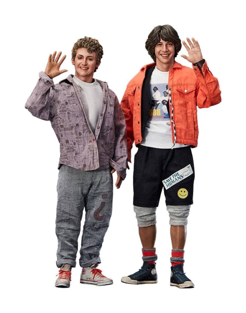 Bill & Ted's Excellent Adventure Action Fig. 2-Pack 1/6 Bill & Ted 28-29 cm