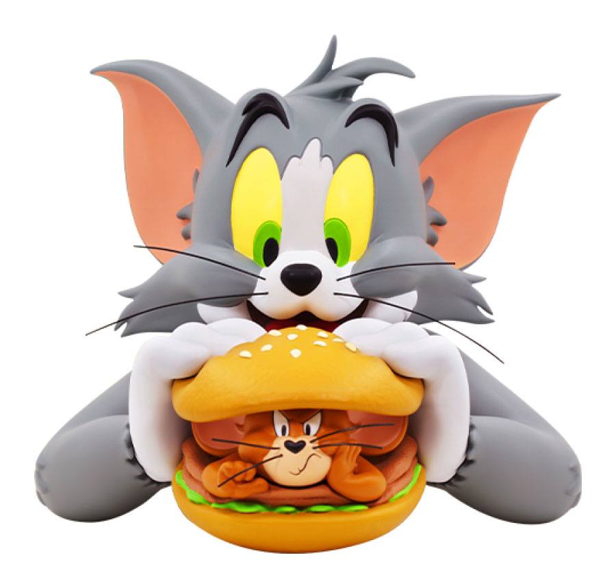 Tom and Jerry Vinyl Bust Jerry Burger 23 cm