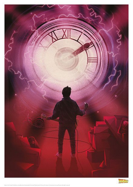 Back to the Future Art Print Marty 42 x 30 cm