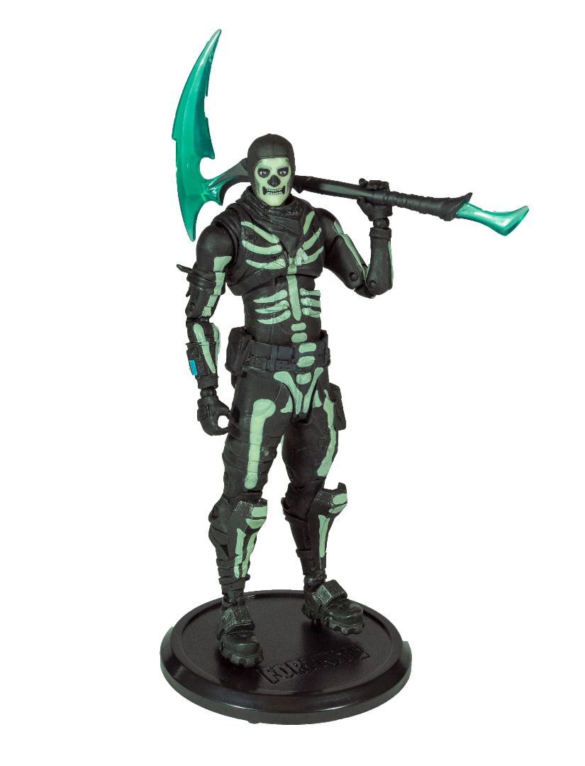 Fortnite Action Figure Green Glow Skull Trooper Glow-in-the-Dark Walgreens