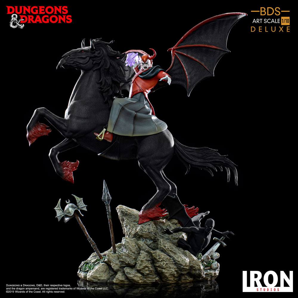 Dungeons & Dragons Deluxe BDS Art Scale Statue 1/10 Venger with Nightmare 