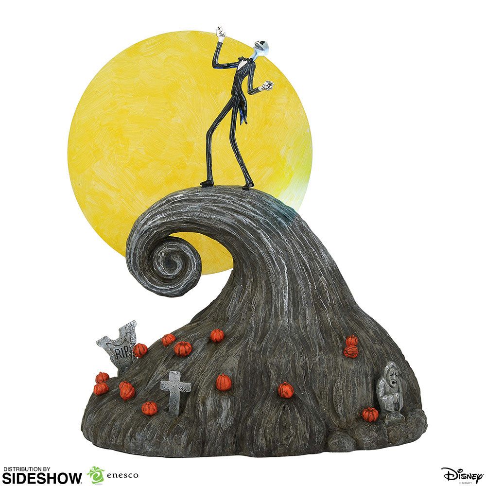 Nightmare Before Christmas Statue Jack on Spiral Hill 23 cm