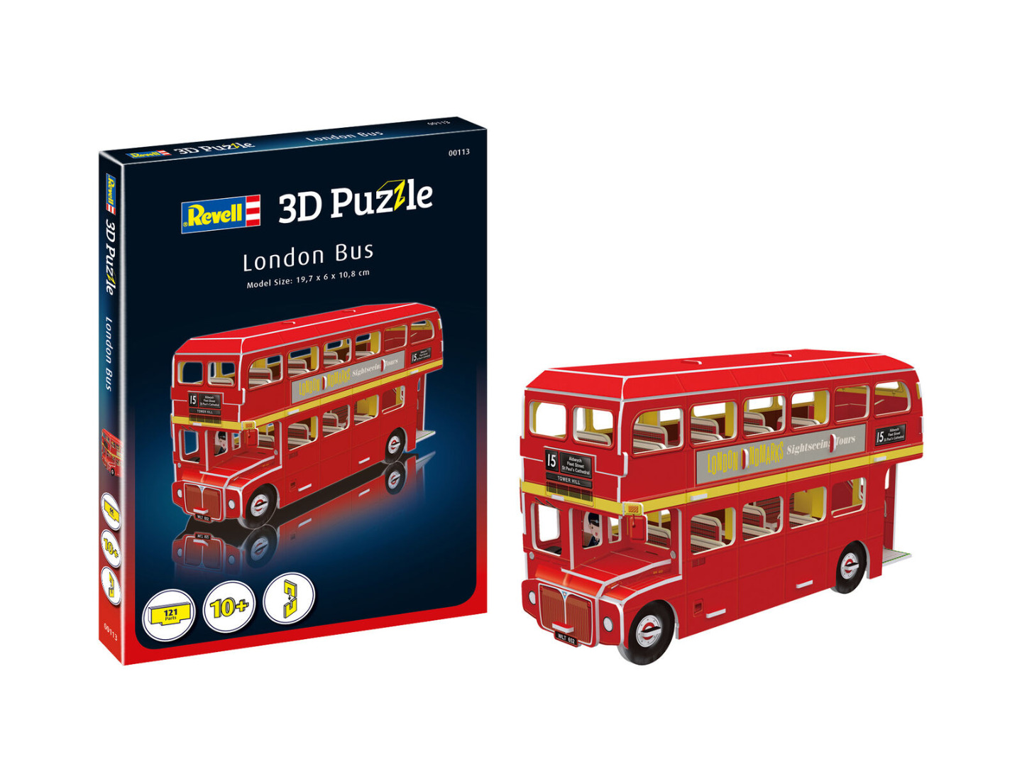 Revell 3D Puzzle London Bus (19.7 x 10.8cm)