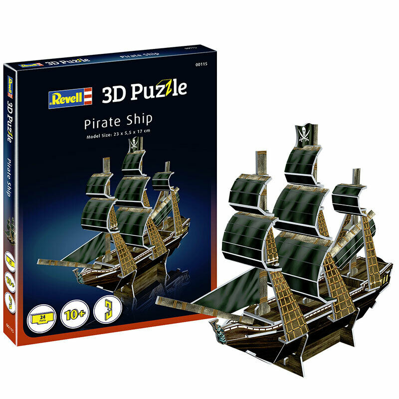 Revell 3D Puzzle Pirate Ship 23x5.5x17 cm