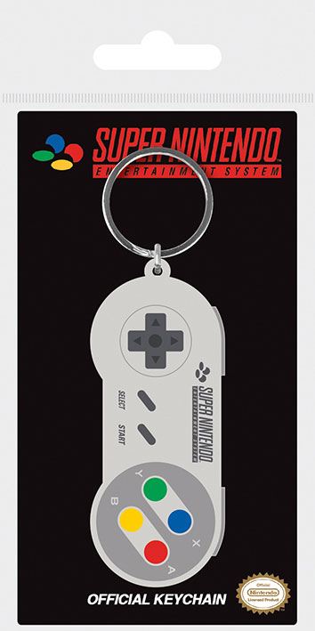 Porta-Chaves Nintendo Rubber SNES Controller 6 cm