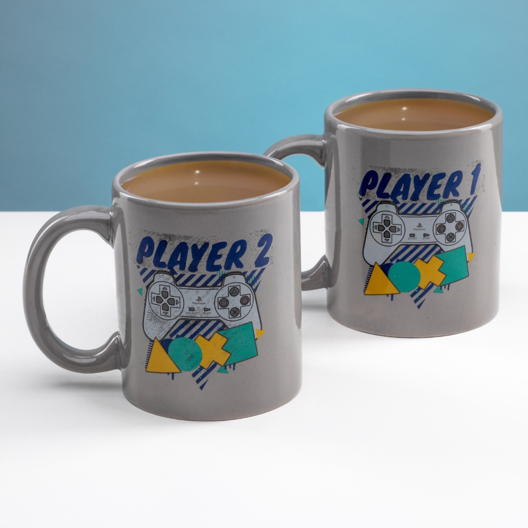 Playstation: Player One and Player Two Mug Set 