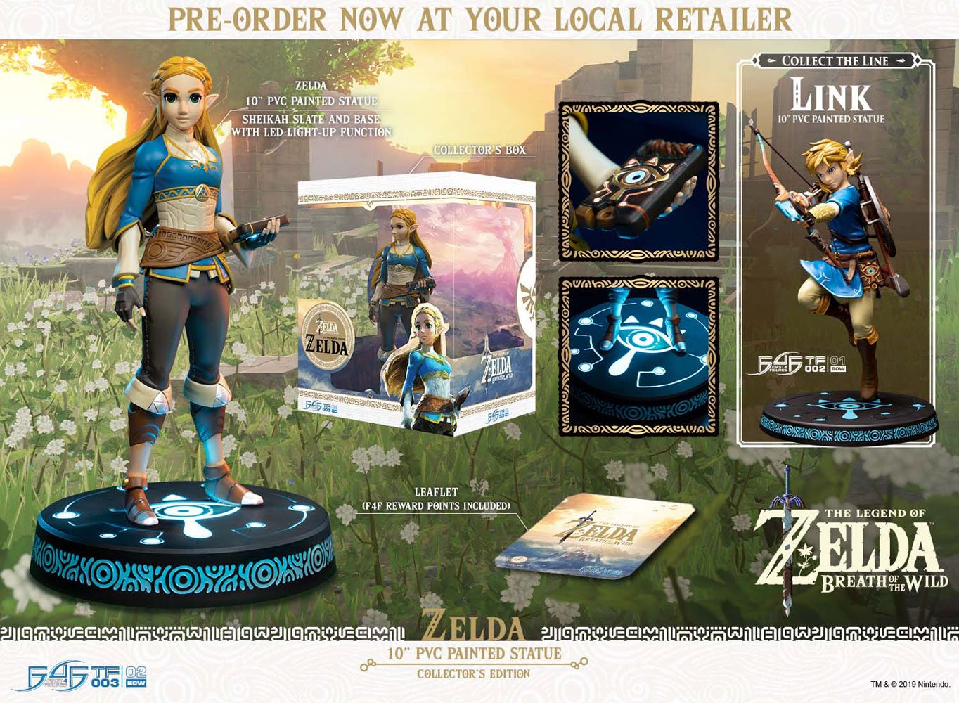 The Legend of Zelda Breath of the Wild PVC Statue Zelda Collector's Edition