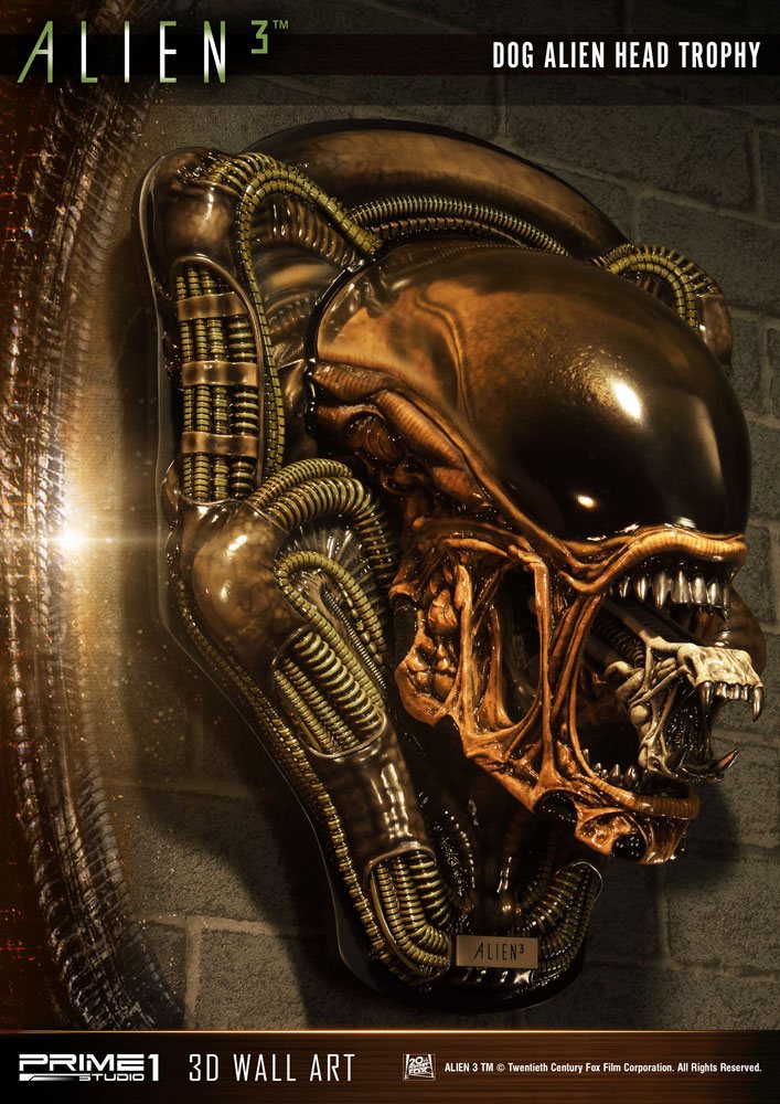 Alien 3 3D Wall Art Dog Alien Open Mouth Version 58 cm