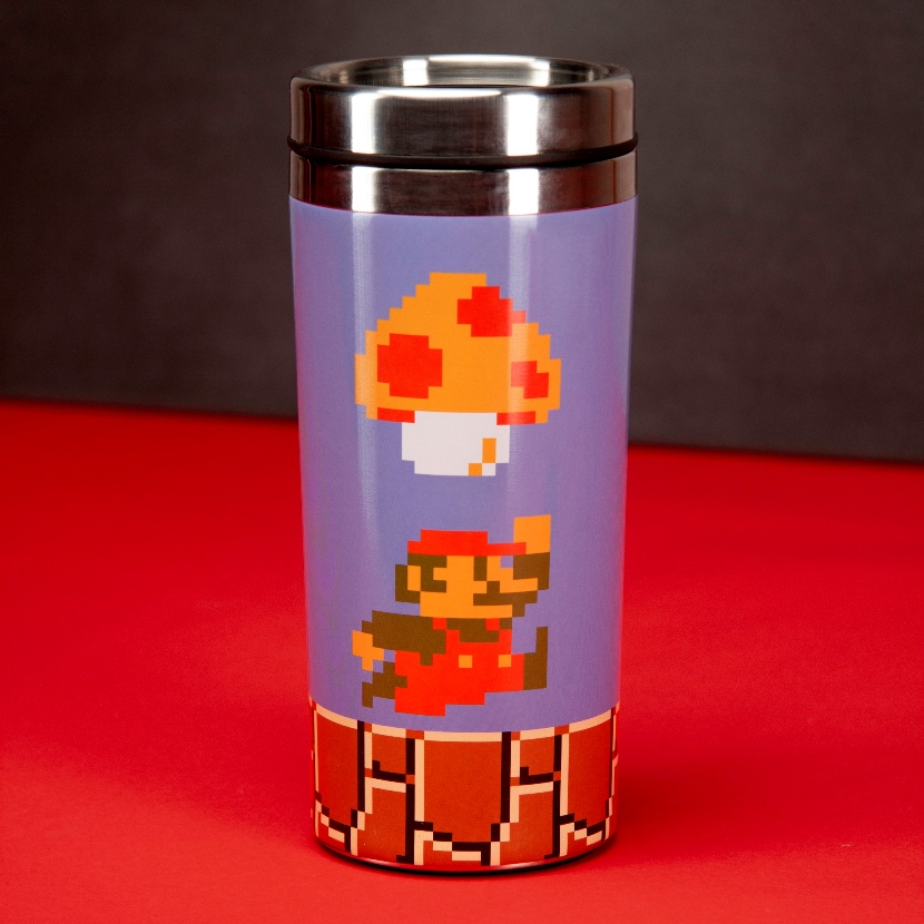 Super Mario Bros Travel Mug Super Mario Design
