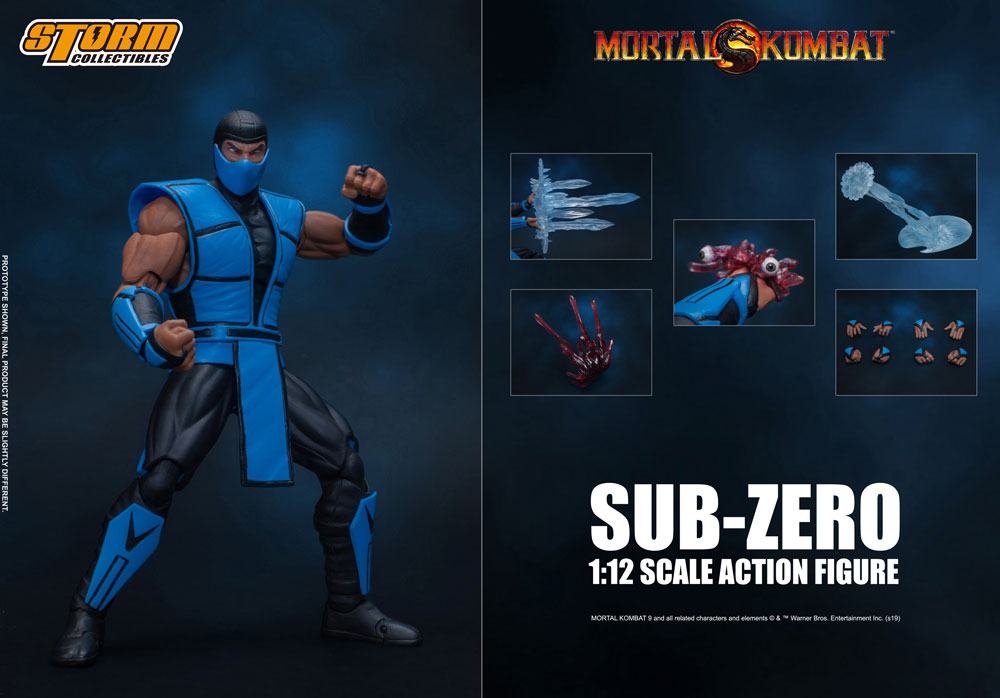 Mortal Kombat Action Figure 1/12 Sub-Zero 16 cm