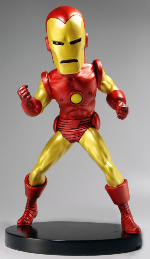 Marvel Classic Extreme Head Knocker Bobble-Head Iron Man 20 cm