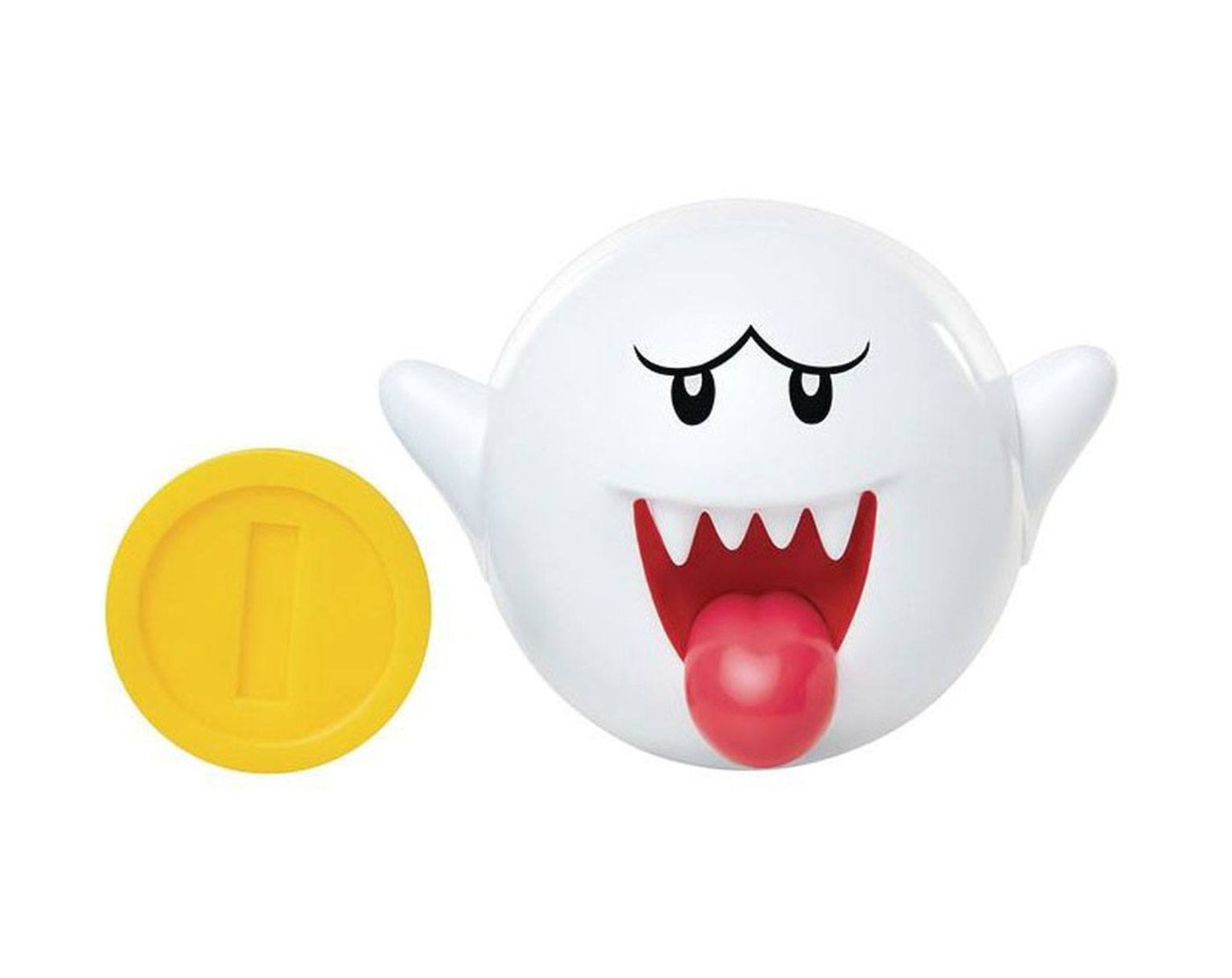 World of Nintendo Action Figure Boo with Coin 6 cm