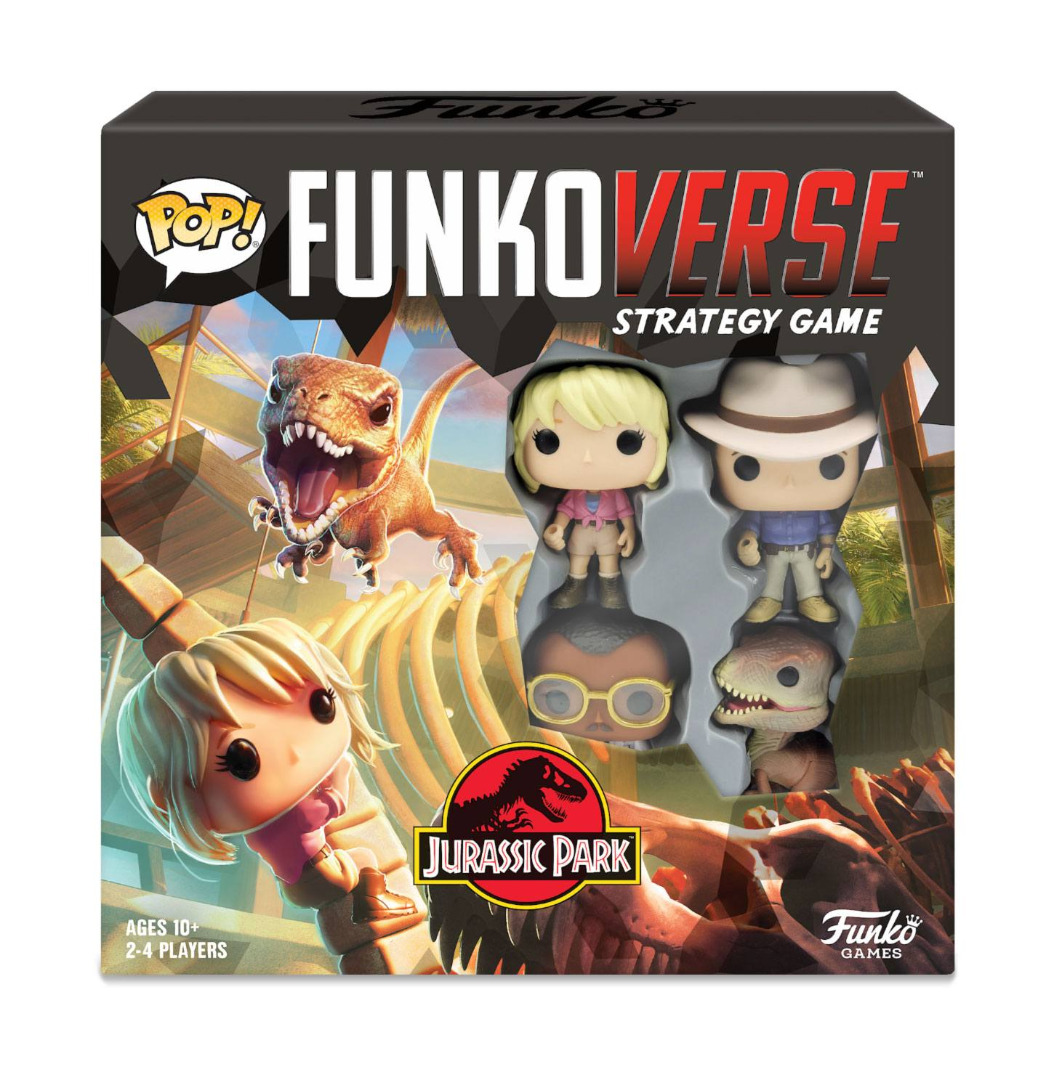 Jurassic Park Funkoverse Board Game 4 Character Base Set English Version
