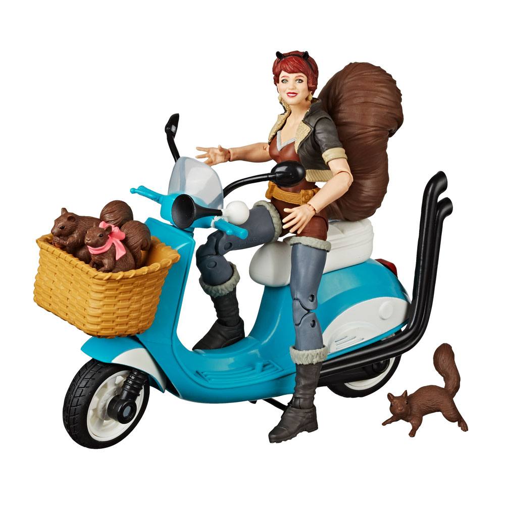 Marvel Legends Series Action Figure Squirrel Girl with Vehicle  15 cm