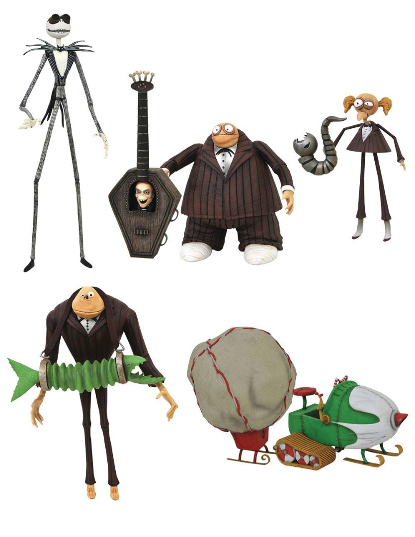 Nightmare before Christmas Select Action Figures 18 cm Series 9 Pack