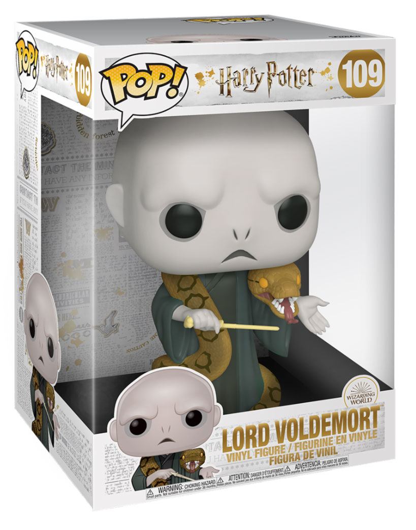 Harry Potter Super Sized POP! Movies Vinyl Figure Voldemort w/Nagini 25 cm