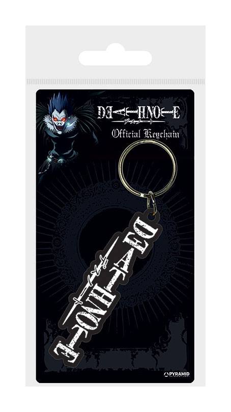 Porta Chaves/Keychain Death Note Rubber Keychain Logo 6 cm