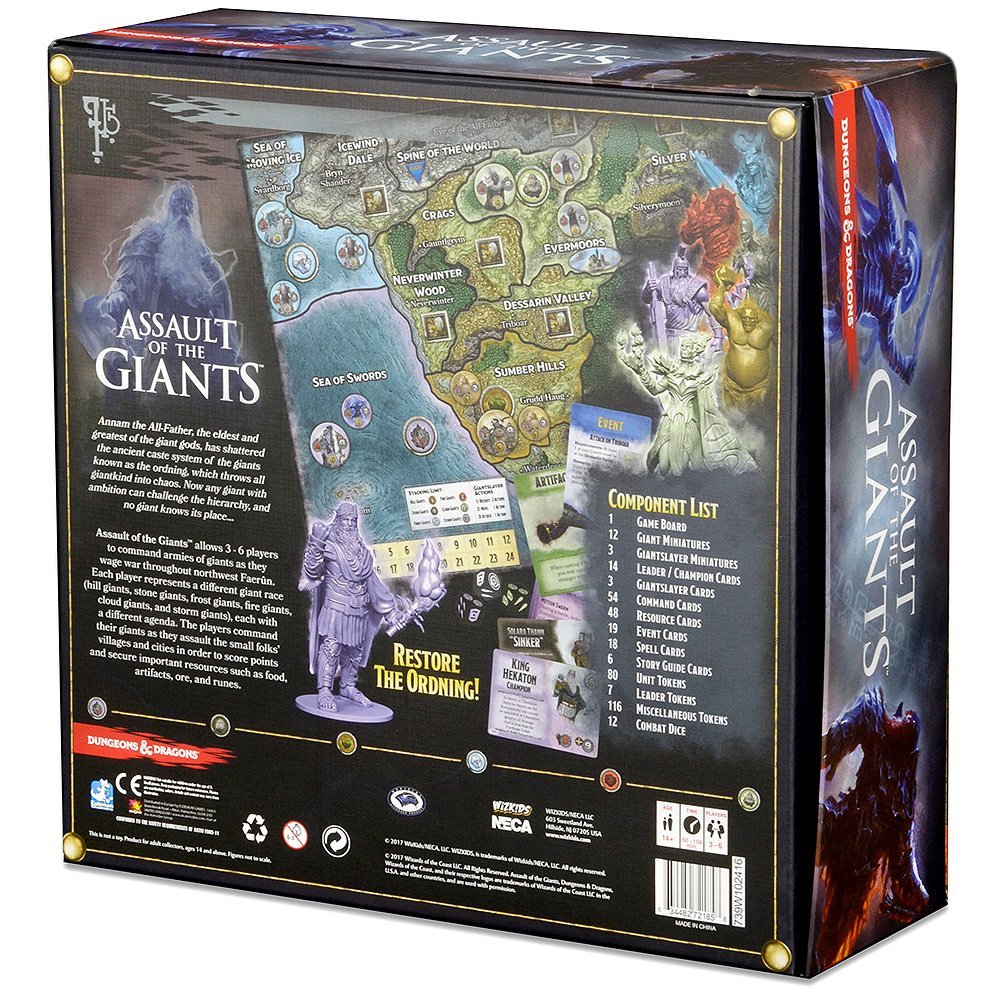 Dungeons and Dragons: Assault of the Giants Board Game *English Version*