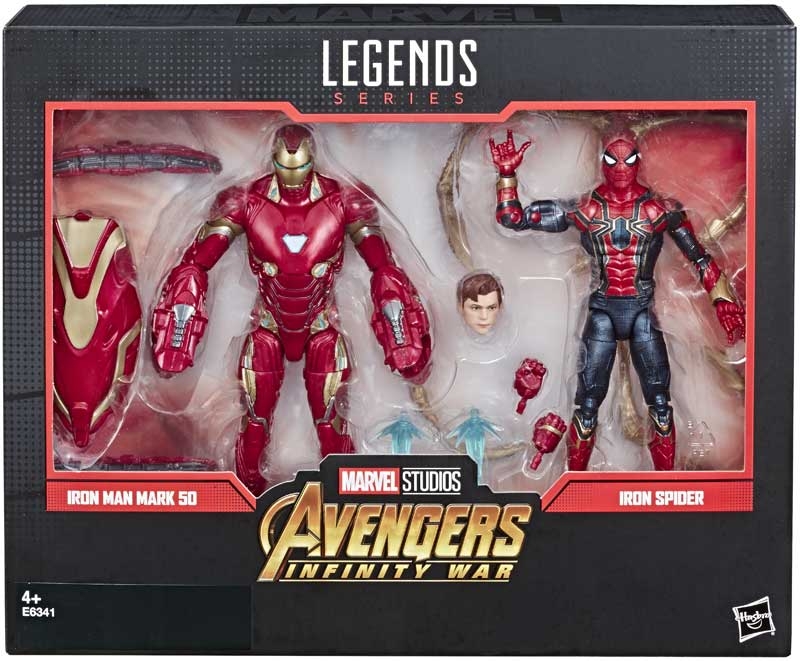Action Figure Marvel Legend 80Th Anniversary (Iron Spider & Iron Man) 15 cm